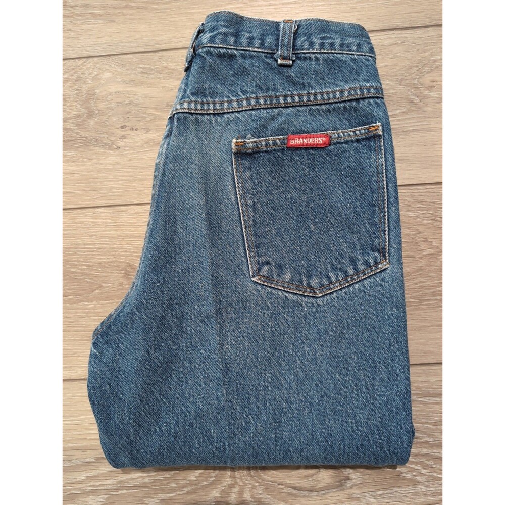 VINTAGE DICKIES BRANDERS MEN'S JEANS STRAIGHT LEG BLUE DENIM 33X34(30X34 ACTUAL)